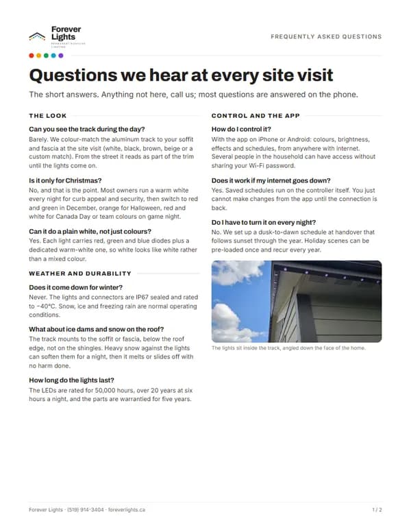 Cover of Frequently Asked Questions